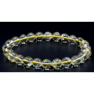 Pulsera 8mm Cuarzo Citrino